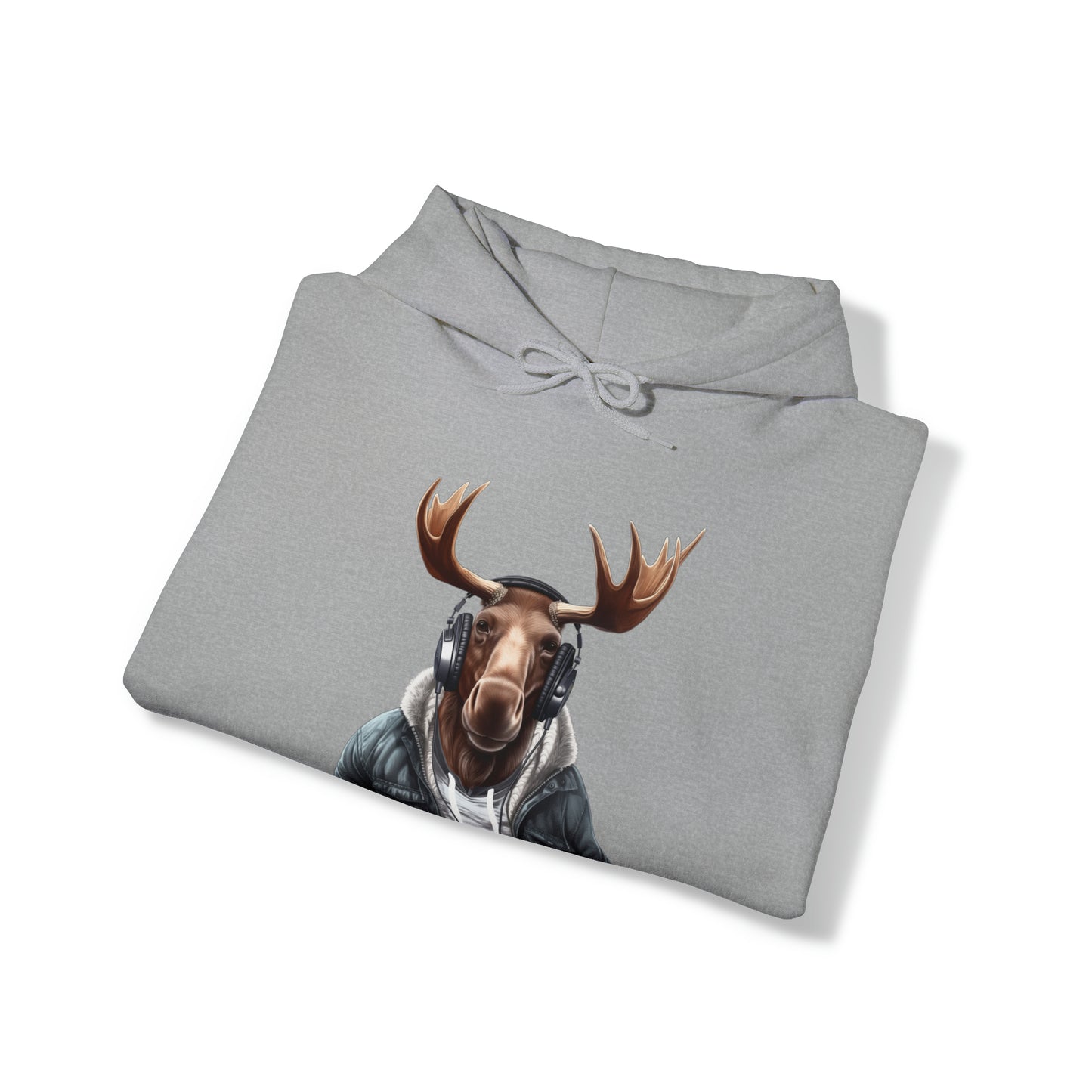 Moose Headphones | Unisex Heavy Blend™ Hooded Sweatshirt