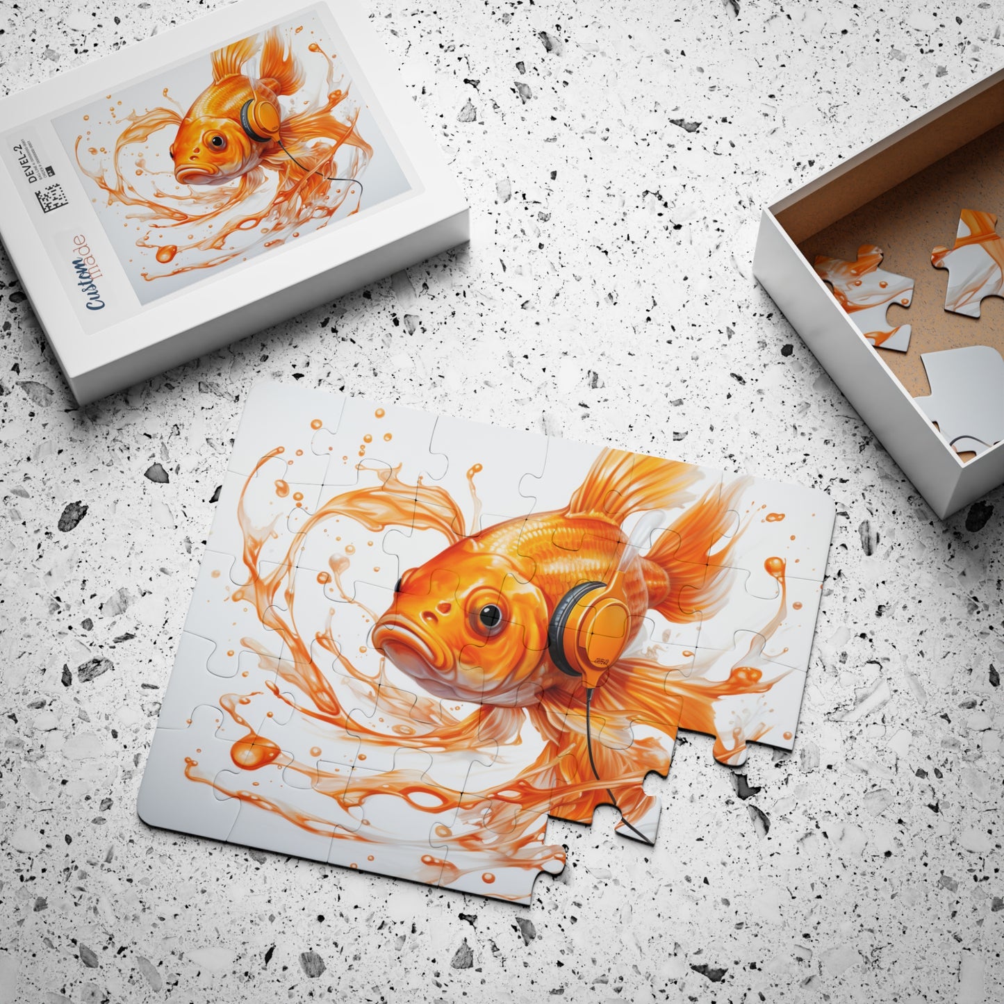 Goldfish Headphones | Kids' Puzzle, 30-Piece
