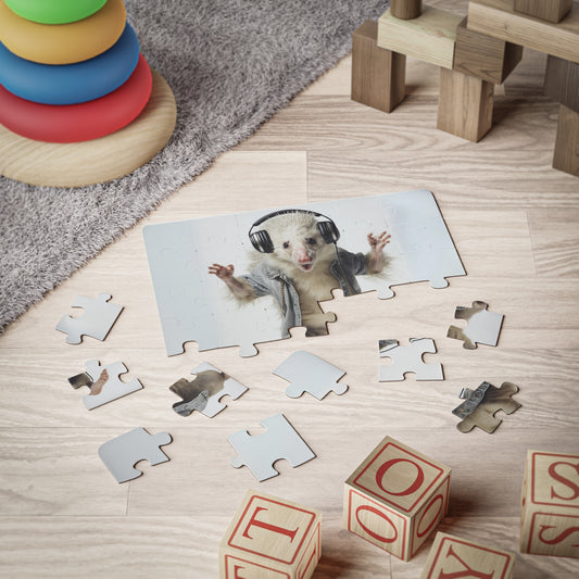 Opossum Headphones | Kids' Puzzle, 30-Piece
