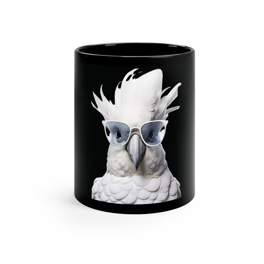 Cockatoo | 11oz Black Mug