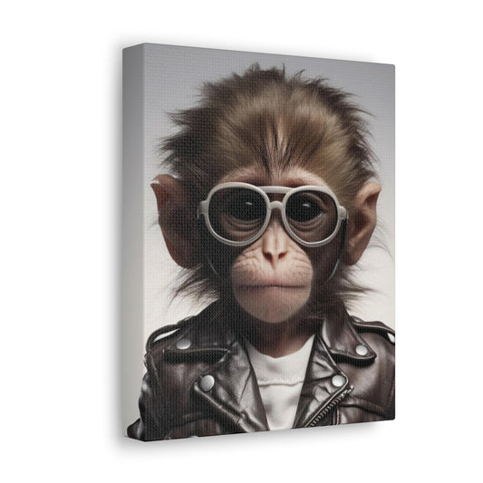 Monkey Leather Baby | Gallery Canvas | Wall Art