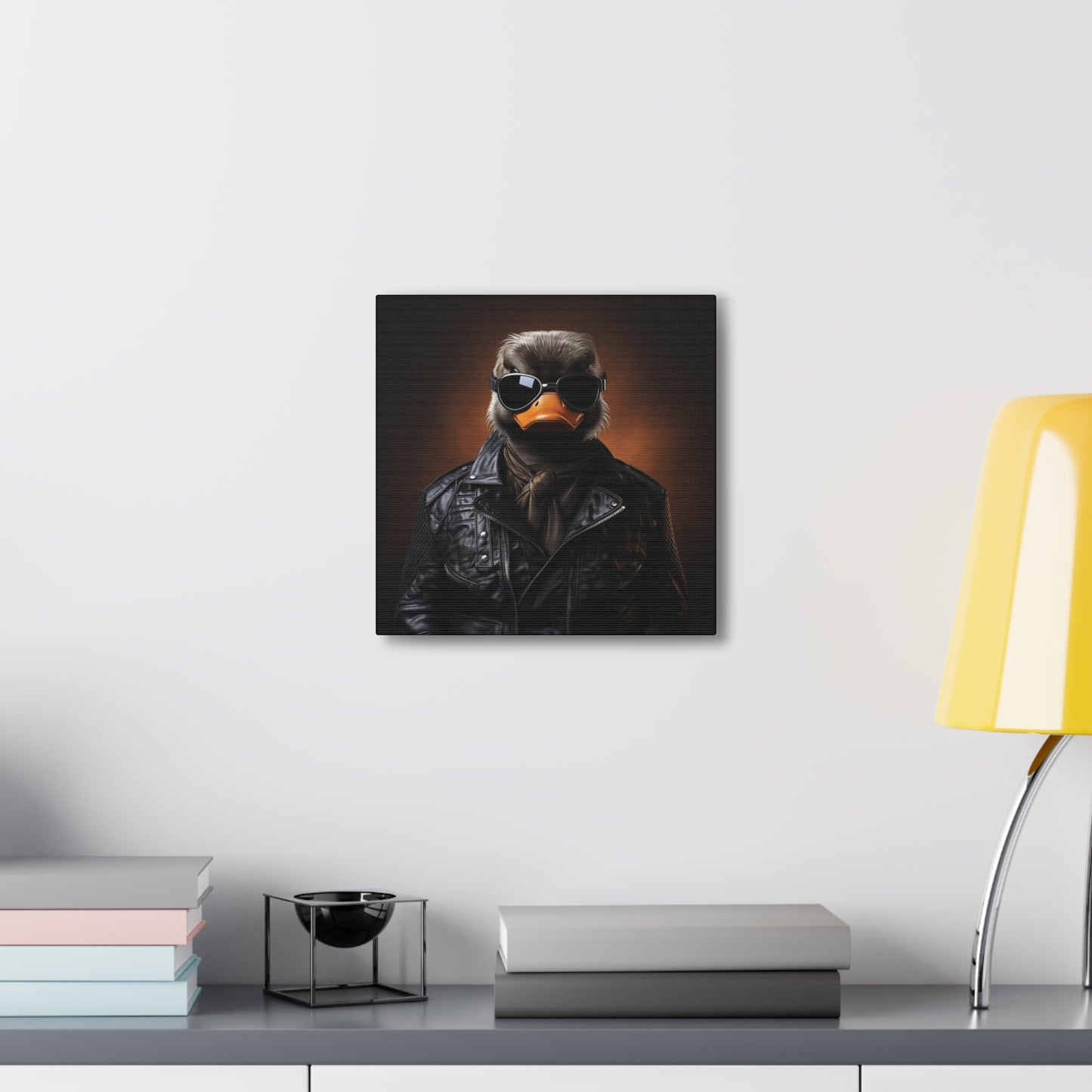 Duck Leather | Canvas Gallery Wrap | Wall Art