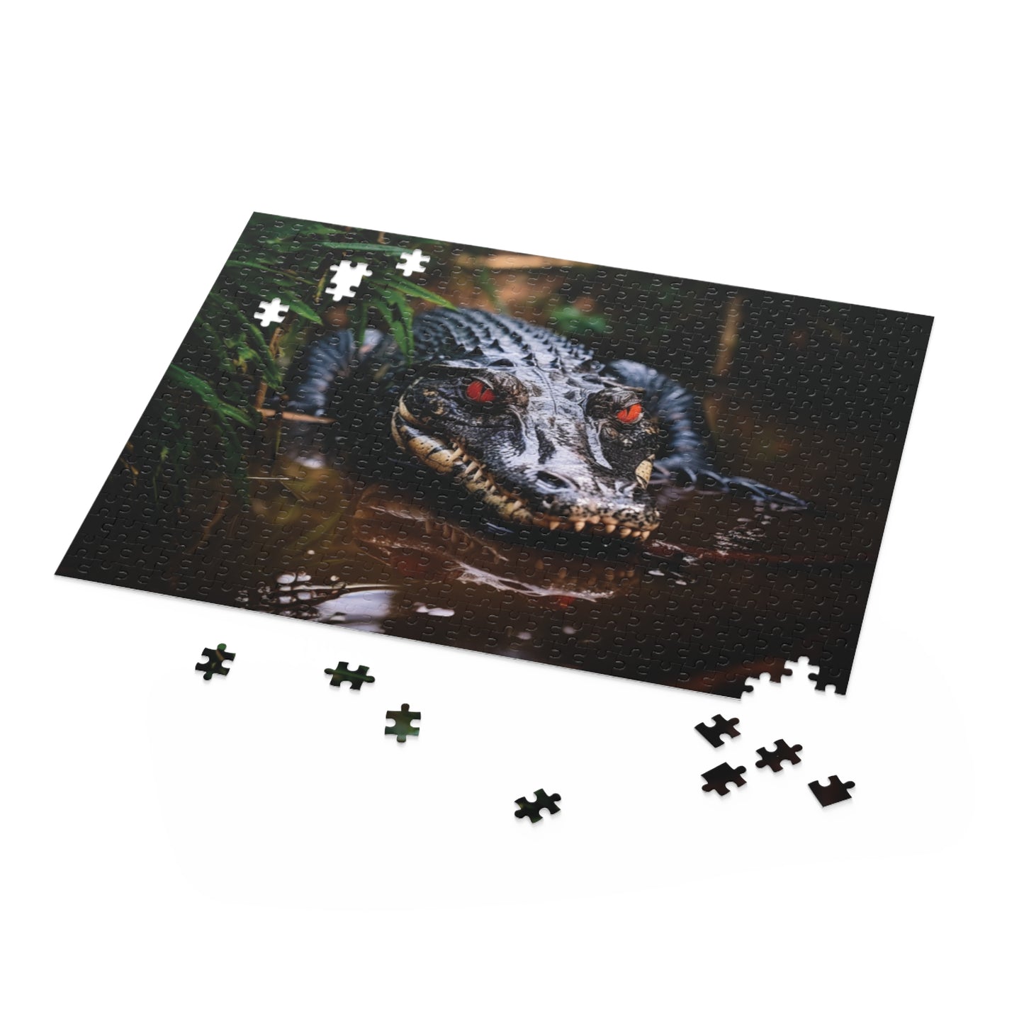 Black Caiman Chrome | Puzzle (120, 252, 500-Piece)