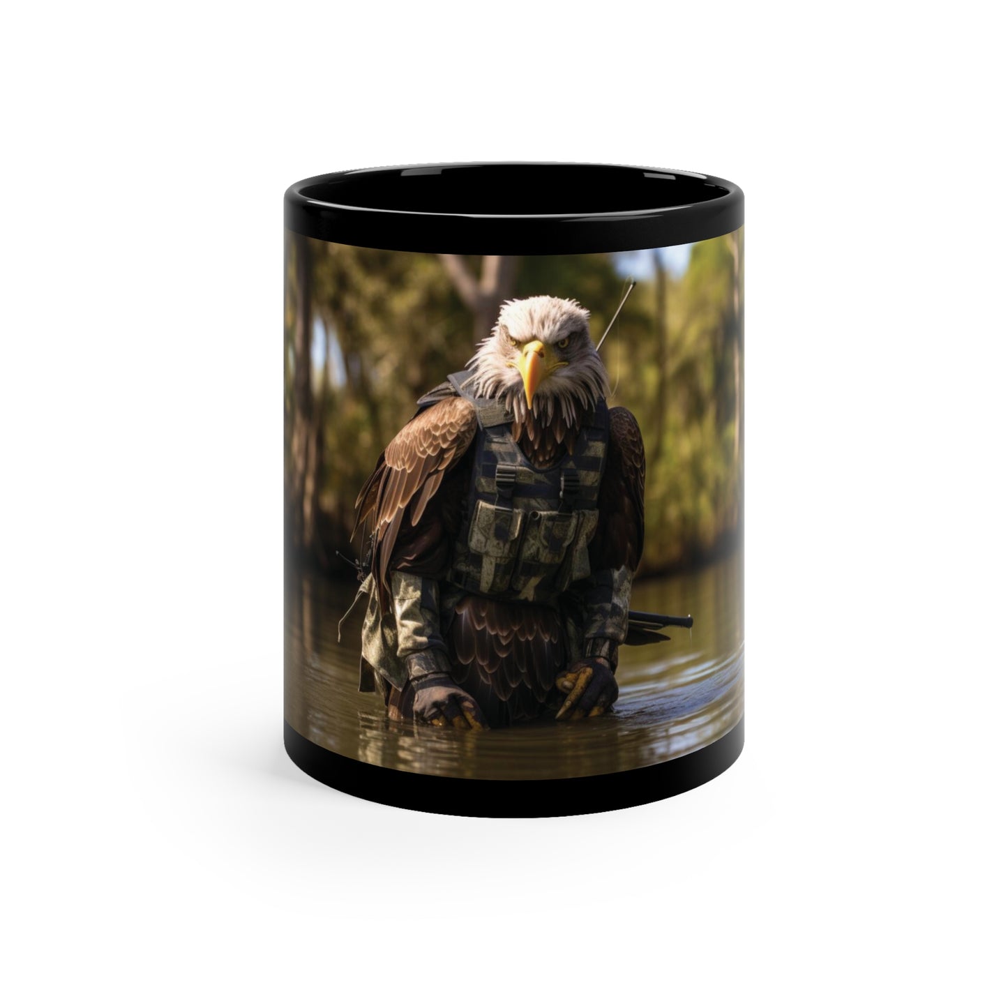 Bald Eagle Army | 11oz Black Mug