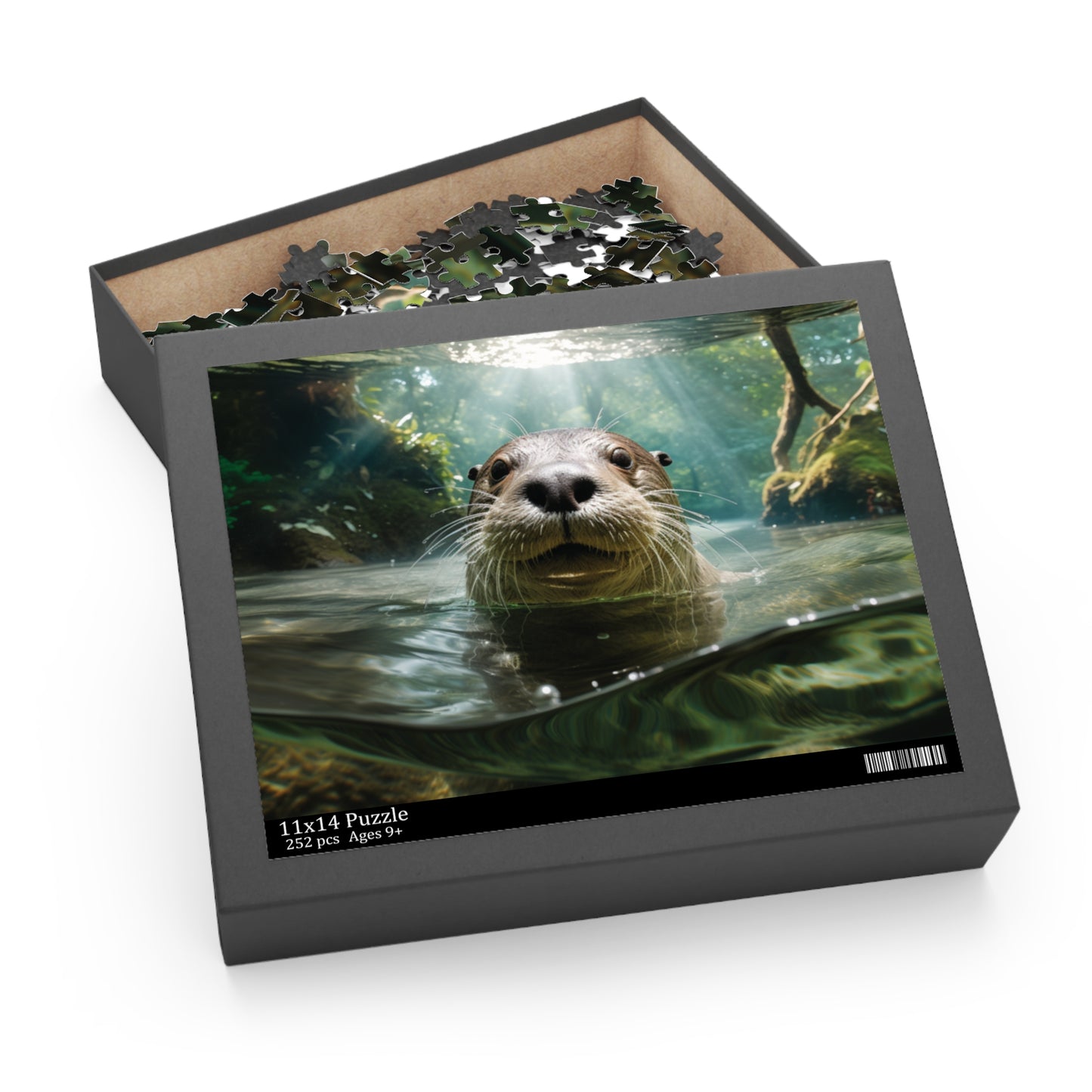 Giant River Otter Chrome | Puzzle (120, 252, 500-Piece)