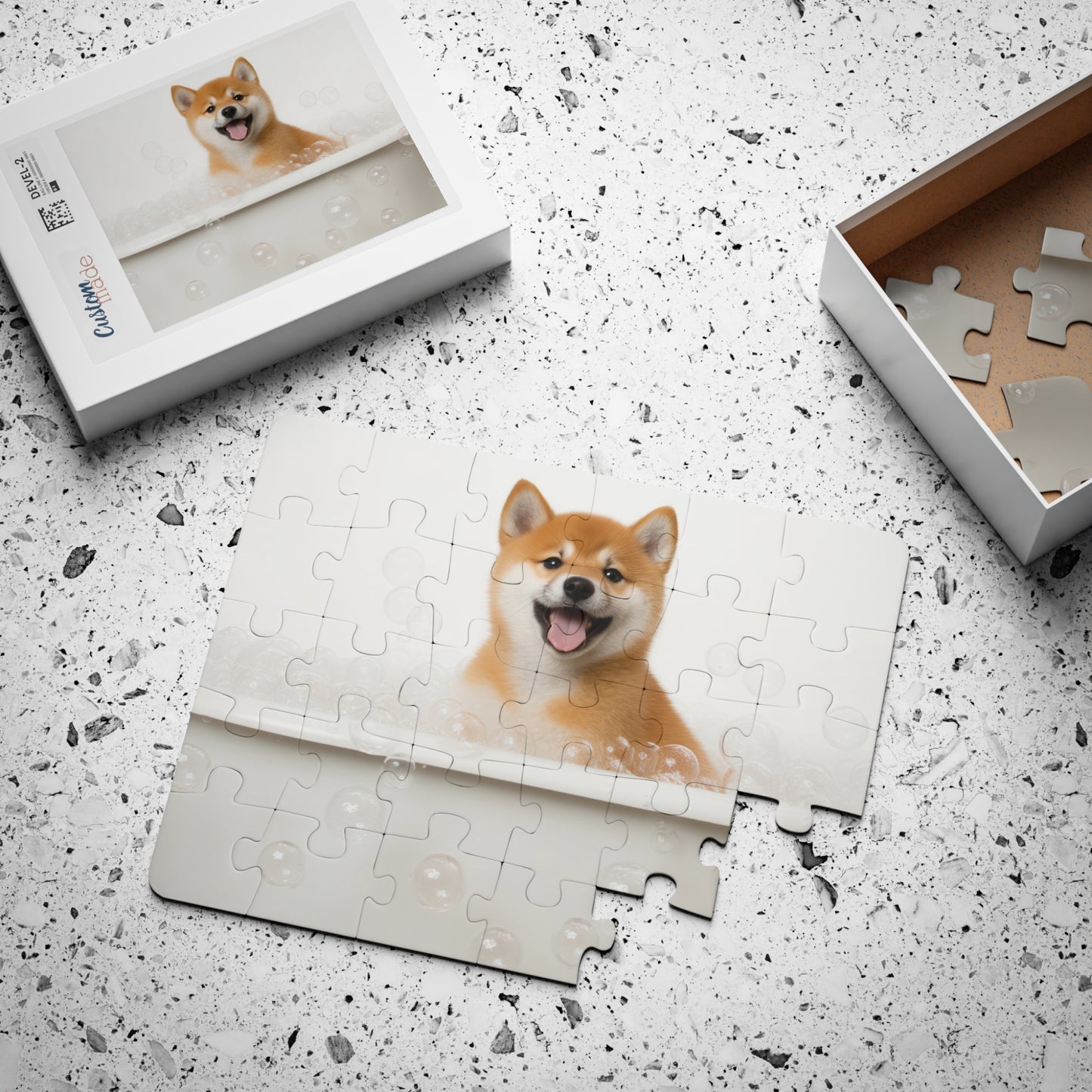 Shiba Inu Puppy Bathtub | Kids' Puzzle, 30-Piece