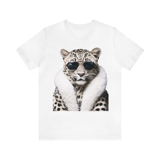 Snow Leopard | Unisex Jersey Short Sleeve Tee