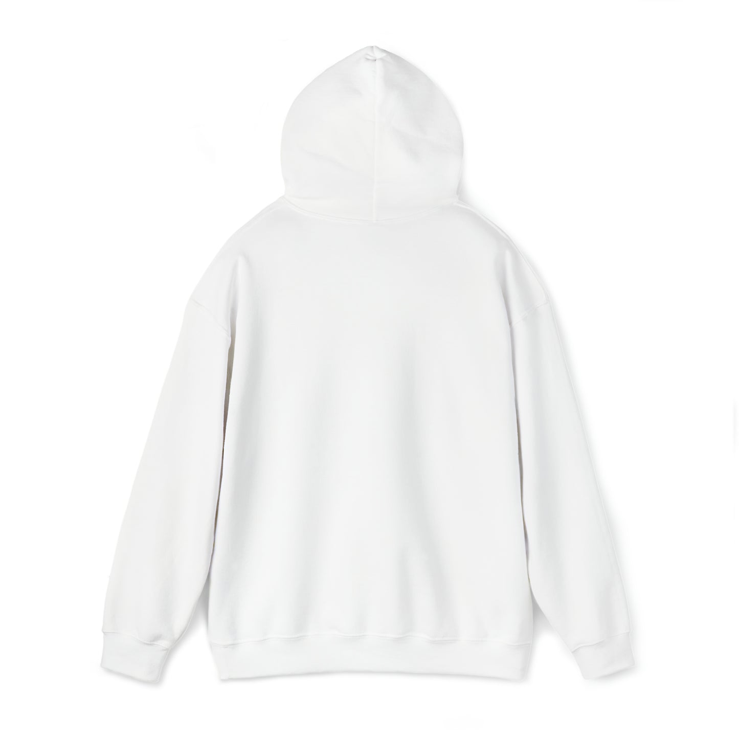 White Tiger Porcelain Elegance | Unisex Heavy Blend™ Hooded Sweatshirt | Chrome