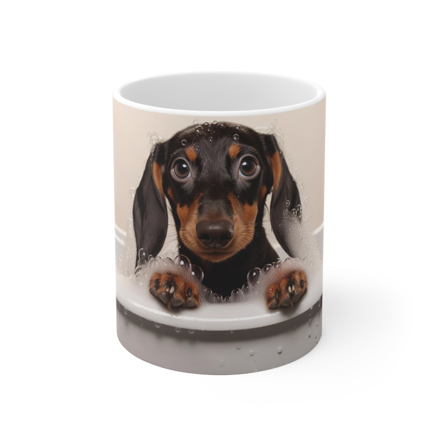 Dachshund Pup Bathtub | Ceramic Mug 11oz