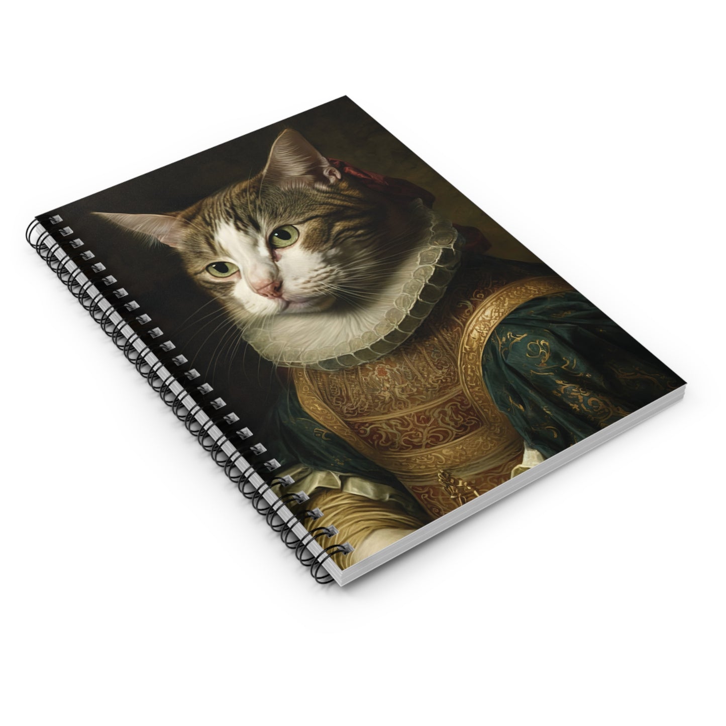 Cat Aristocrat | Spiral Notebook - Ruled Line