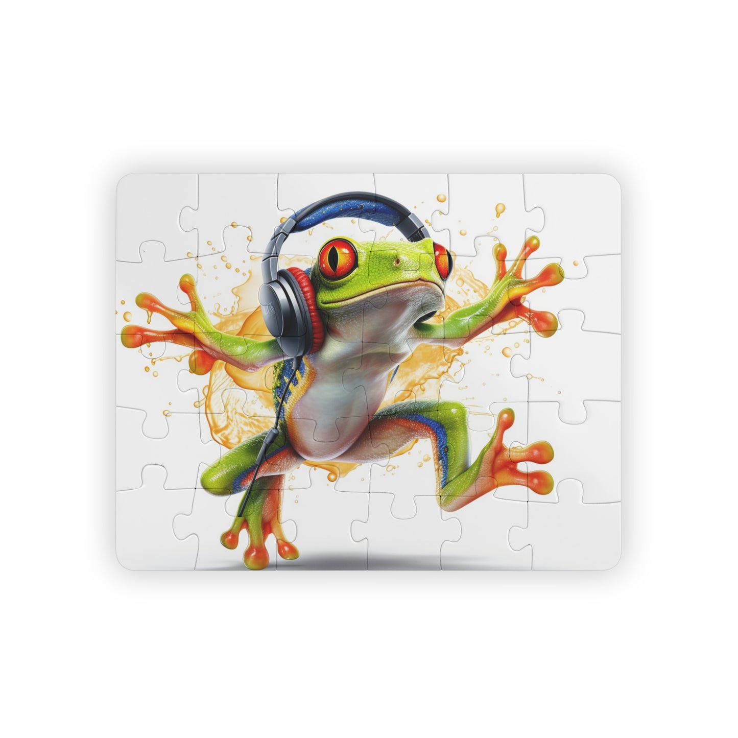 Red Eyed Tree Frog Headphones | Kids' Puzzle, 30-Piece