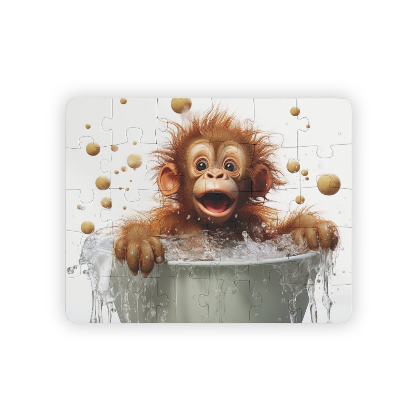 Orangutan Baby Bathtub | Kids' Puzzle, 30-Piece