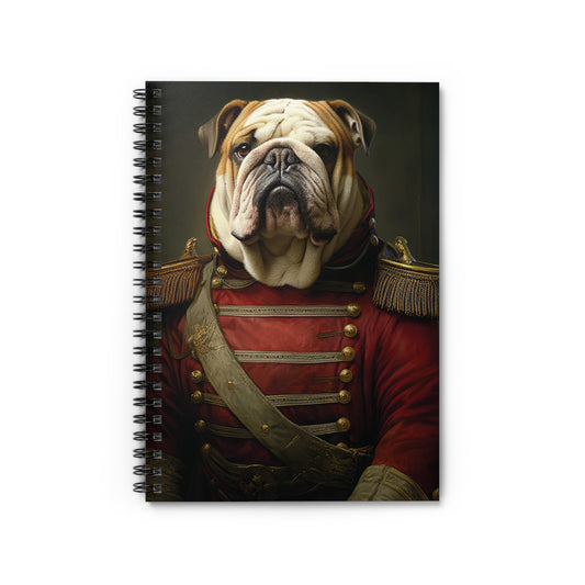 Bulldog Aristocrat | Spiral Notebook - Ruled Line