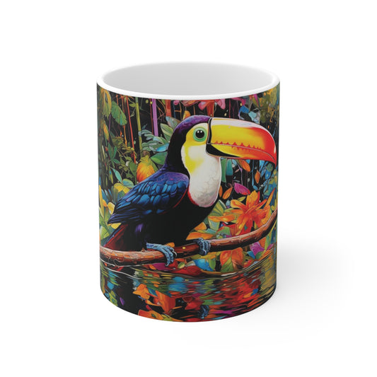 Toucan | Ceramic Mug 11oz | Chrome