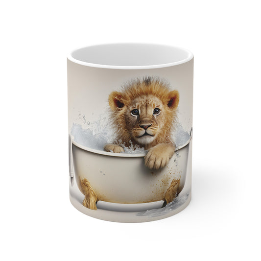 Lion Baby Bathtub | Ceramic Mug 11oz