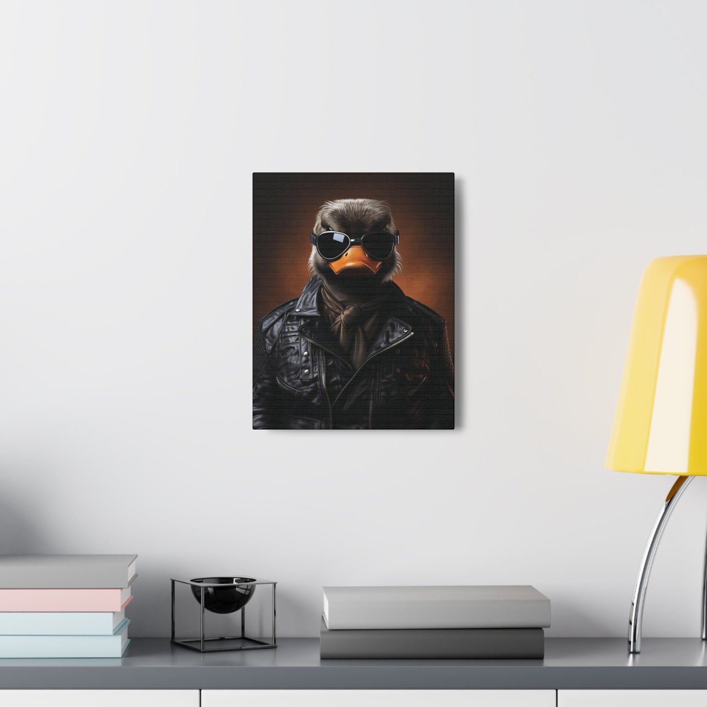 Duck Leather | Canvas Gallery Wrap | Wall Art