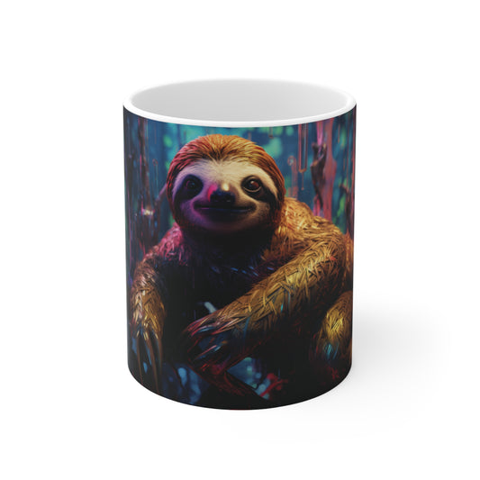 Sloth | Ceramic Mug 11oz | Chrome