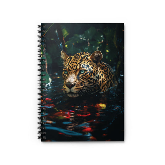 Jaguar | Spiral Notebook - Ruled Line | Chrome